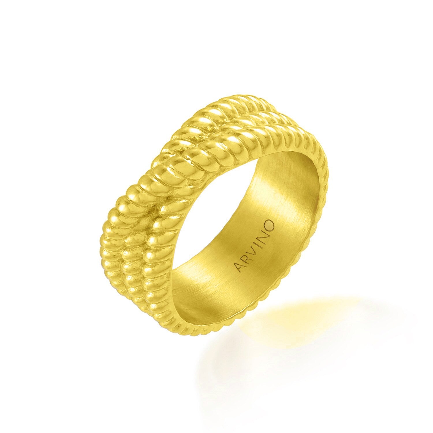 Intertwined Rope Ring 