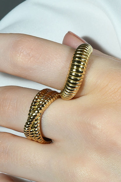 Intertwined Rope Ring 