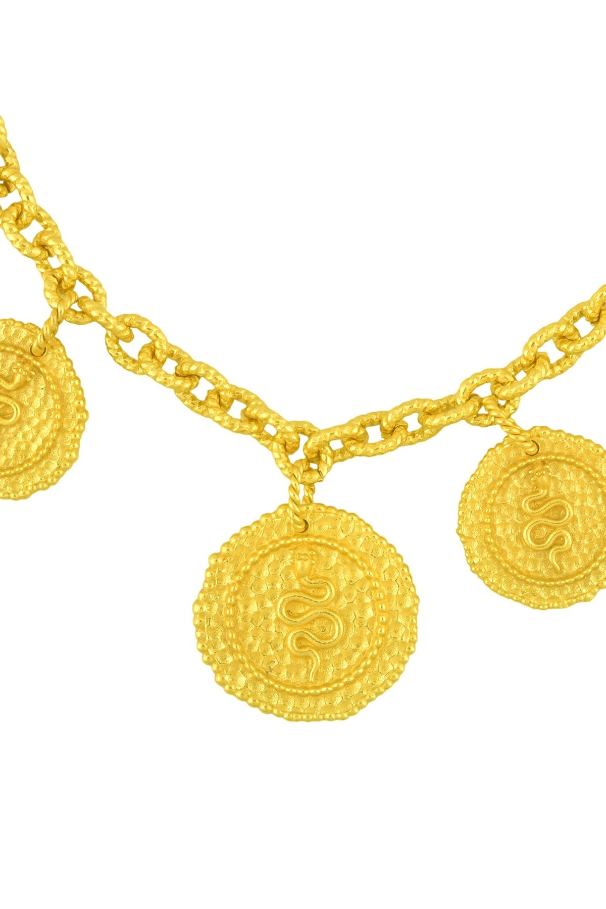 Medallion of the Serpent Anklet-Single Pc 