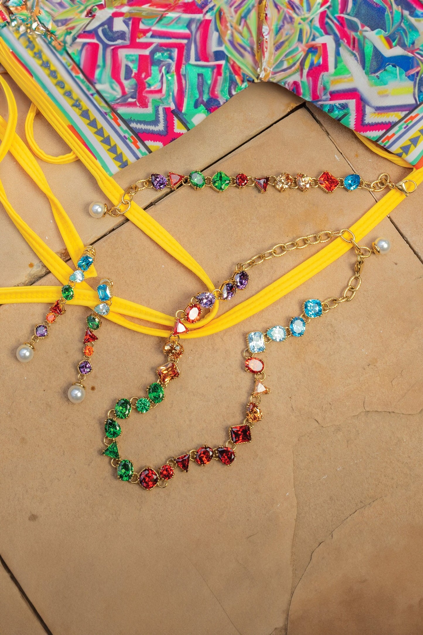 Chromatic Cascade Bracelet-Single Pc 