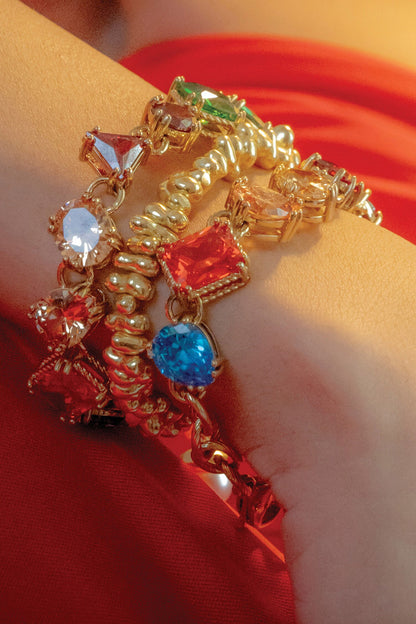 Chromatic Cascade Bracelet-Single Pc 