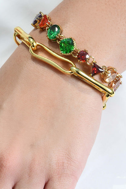 Chromatic Cascade Bracelet-Single Pc 