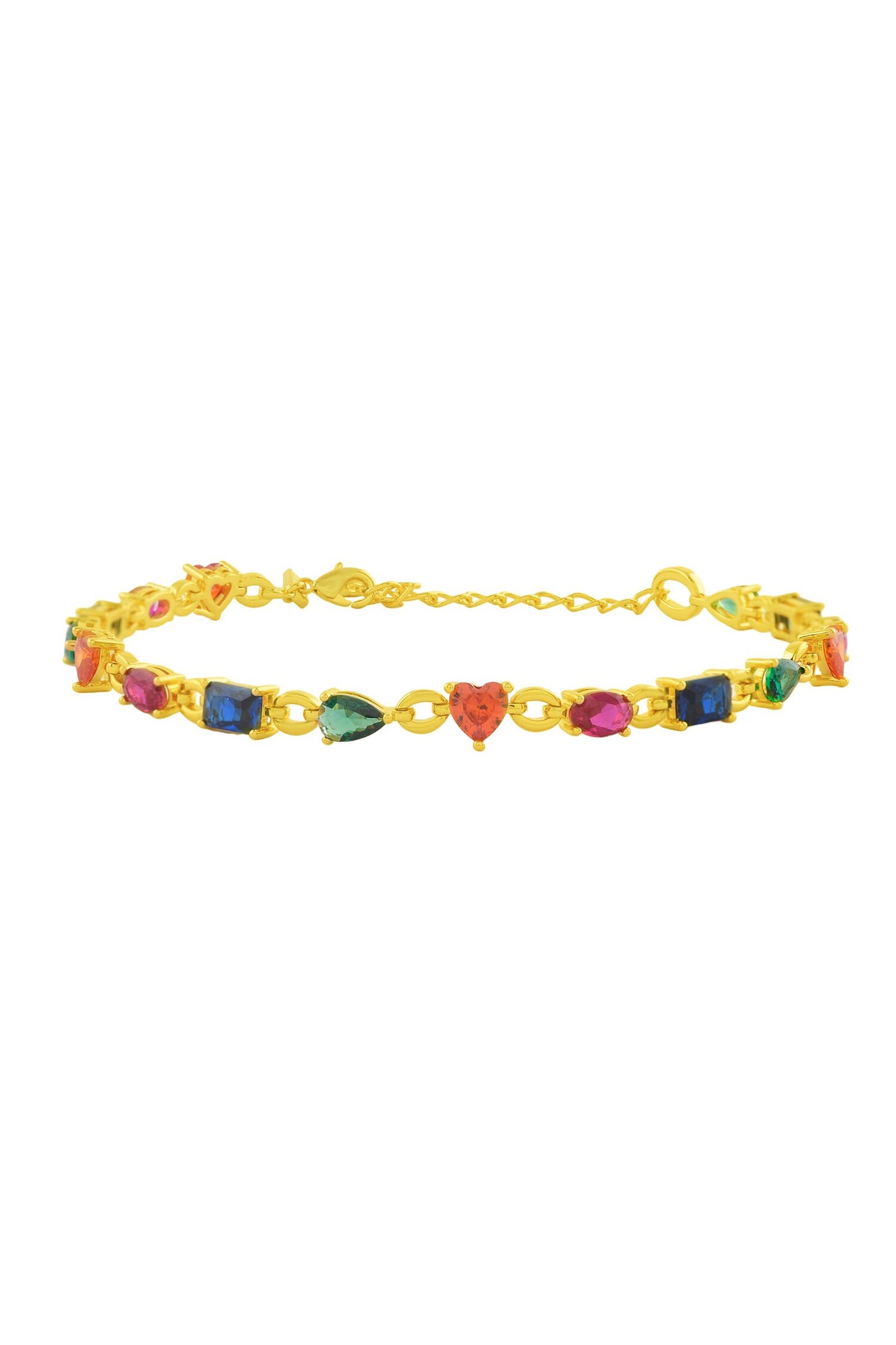 Multihued Crescendo Bracelet-Single Pc 