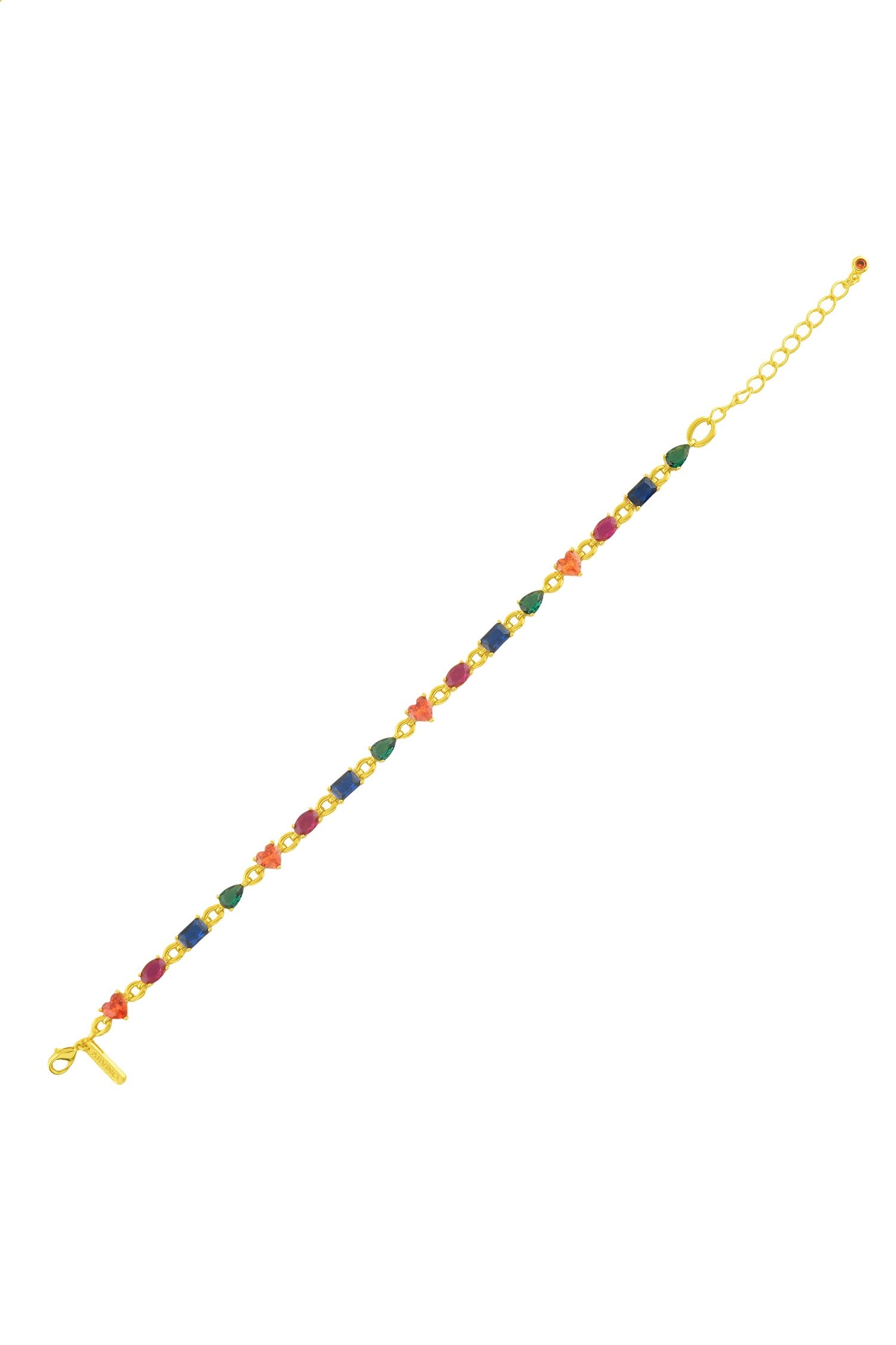 Multihued Crescendo Bracelet-Single Pc 