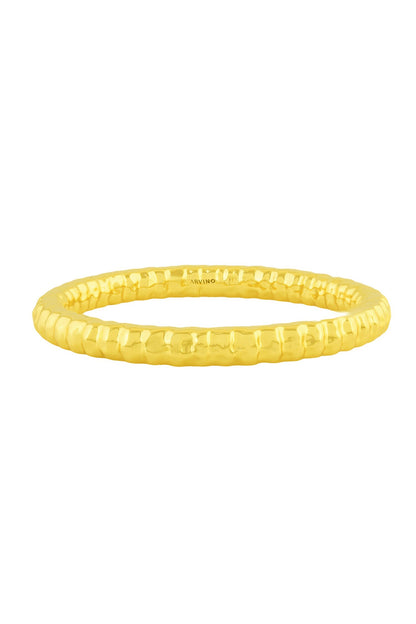 Etched Furrowed Bangle 