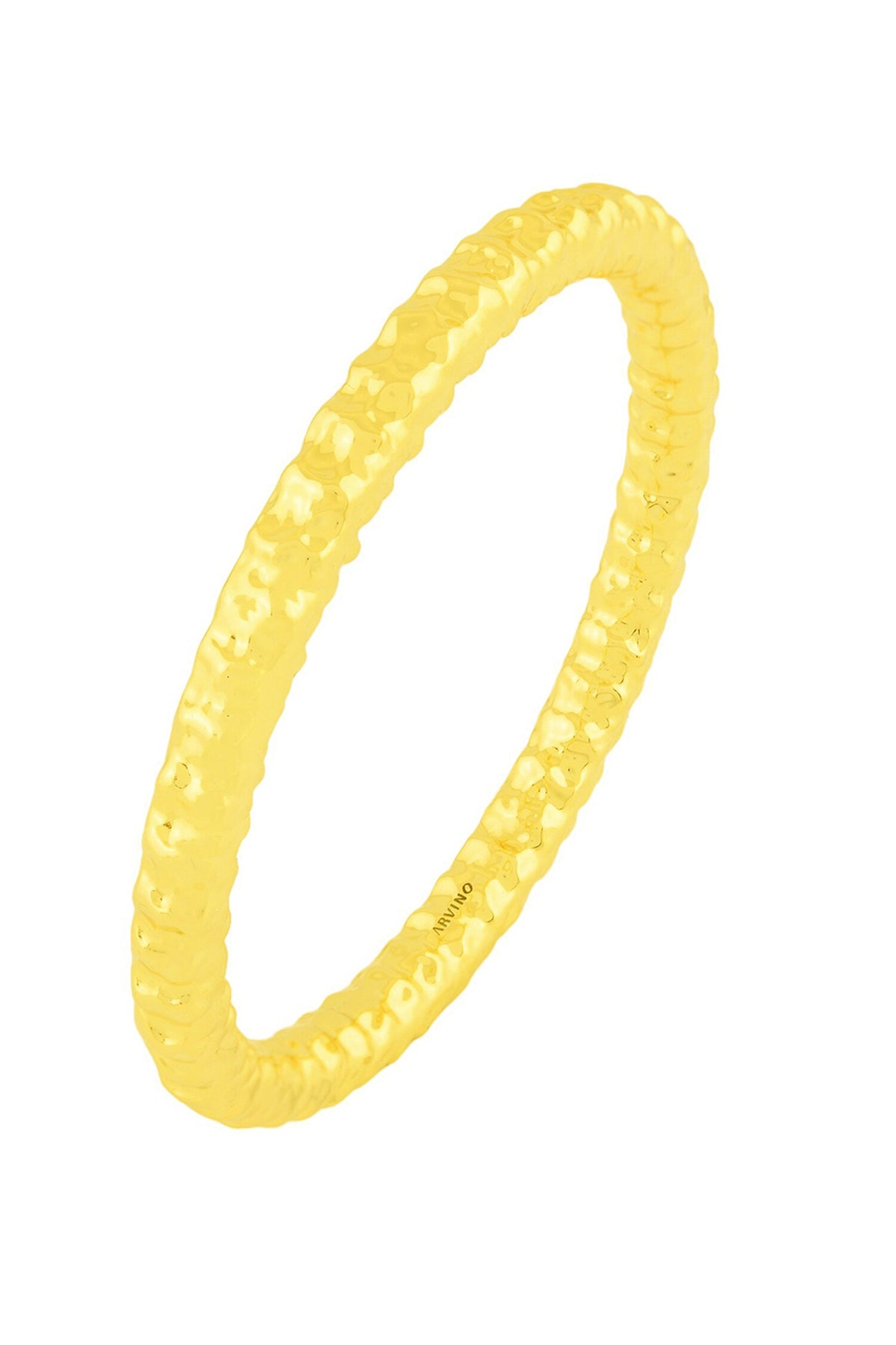 Furrowed Textured Bangle 