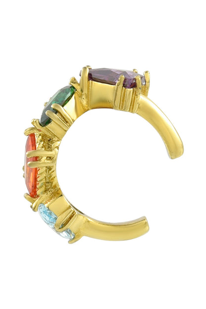 Chromatic Cascade Ear Cuff-Single Pc 