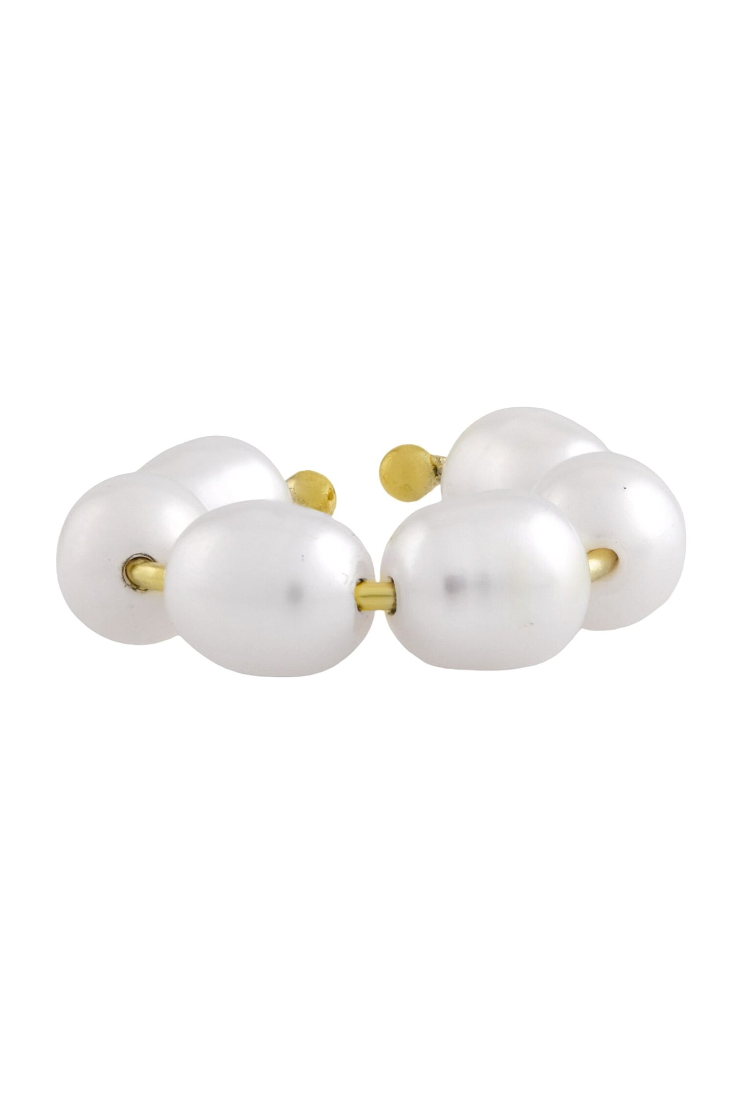 Pearl Weave Ear Cuff-Single pc 