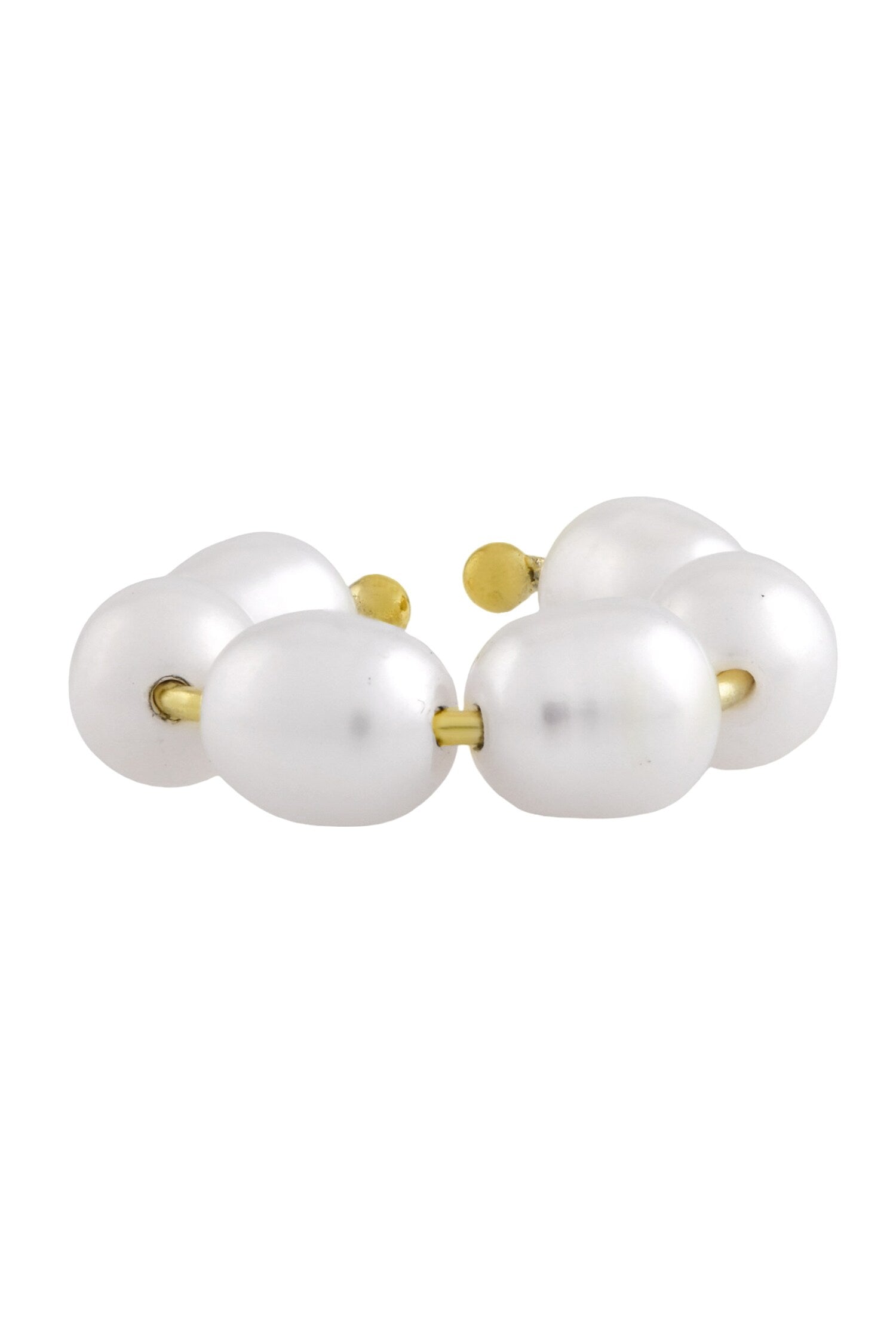 Pearl Weave Ear Cuff-Single pc 