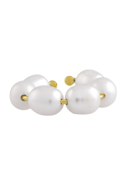 Pearl Weave Ear Cuff-Single pc 