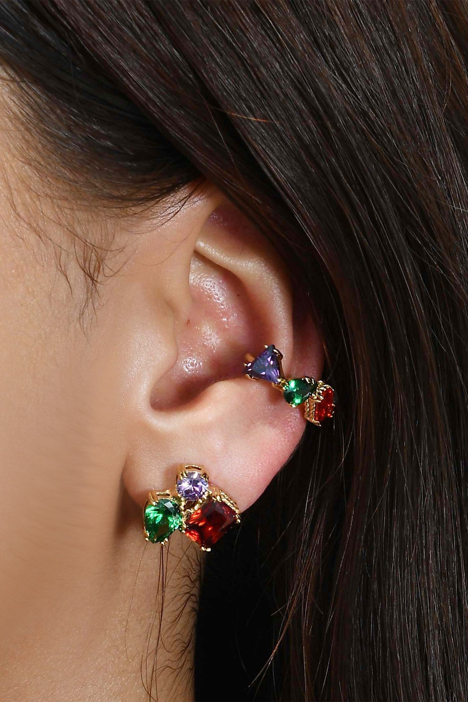 Chromatic Cascade Studs 