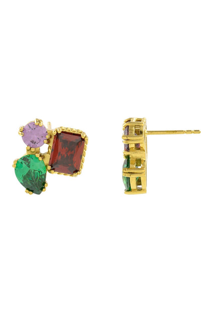 Chromatic Cascade Studs 