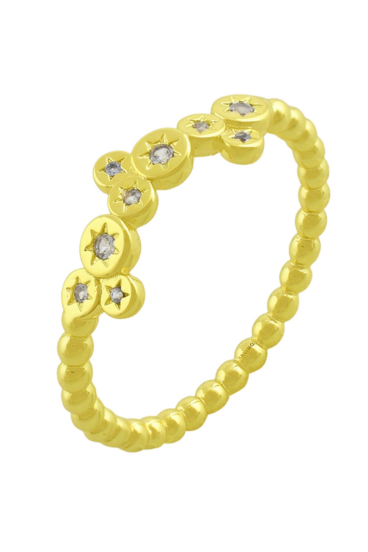 Constellation Astrid Crystal Embellished Band Ring - Single Pc 