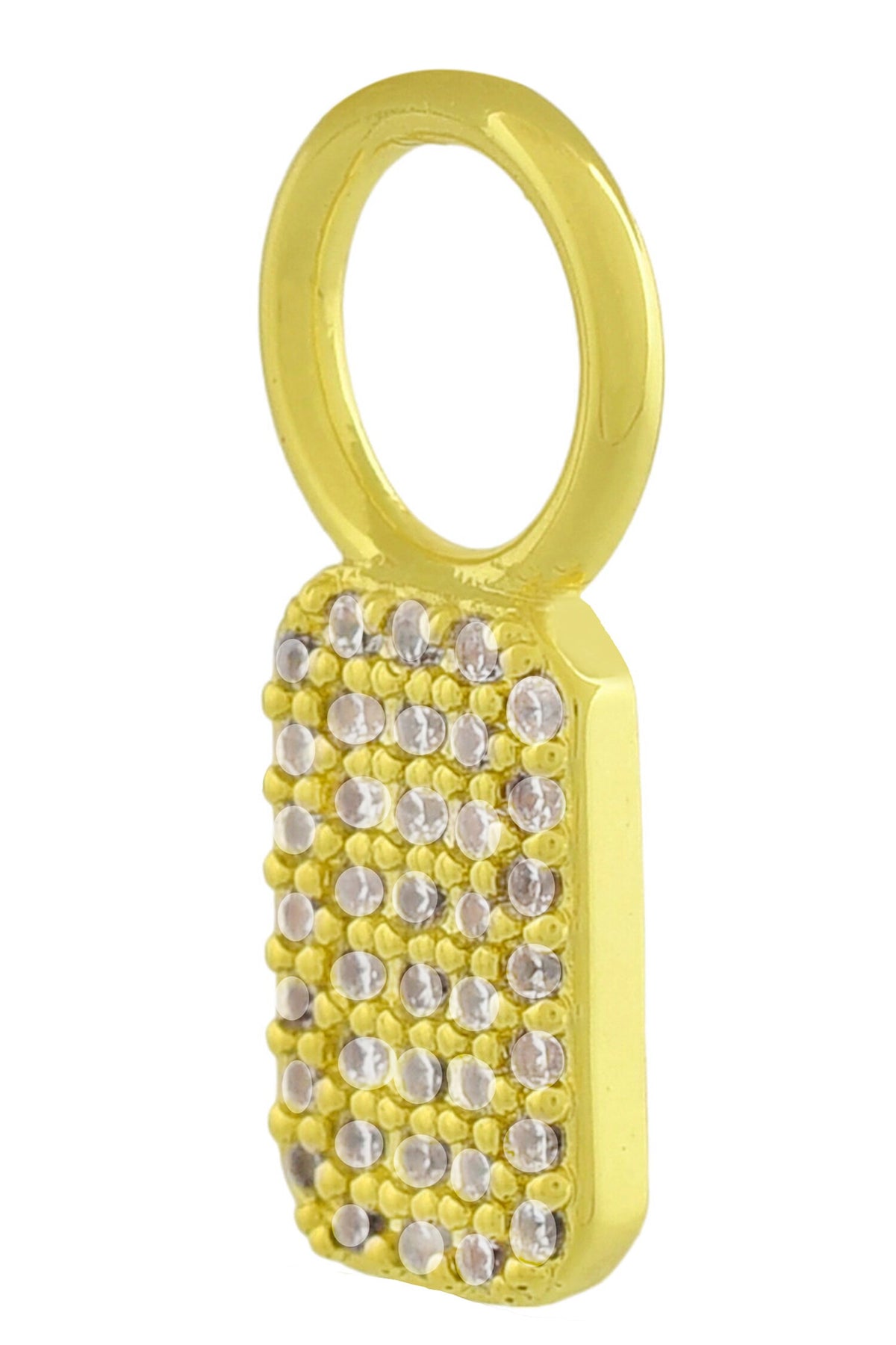 Crystal Embelished Bullion Finery Charm 