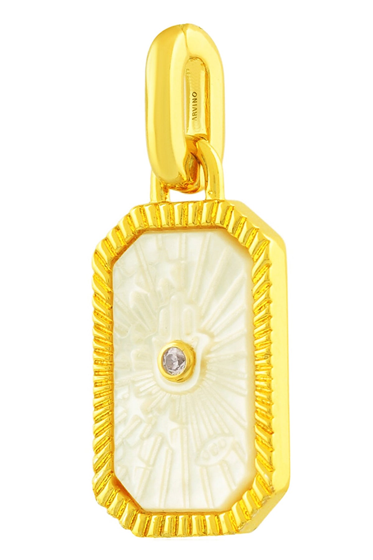 Mystic Mother Of Pearl Embellished Talisman Charm 