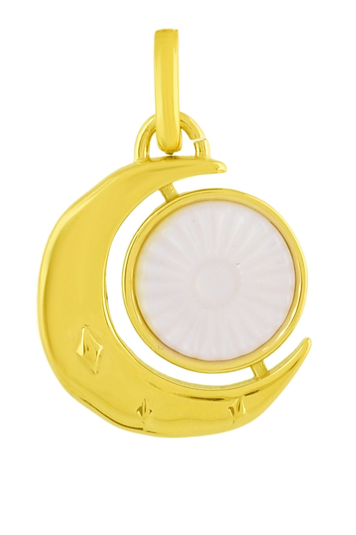 Lunar Fusion Mother Of Pearl Embellished Charm 
