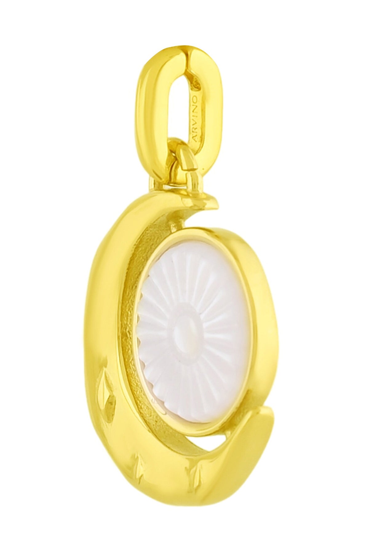 Lunar Fusion Mother Of Pearl Embellished Charm 