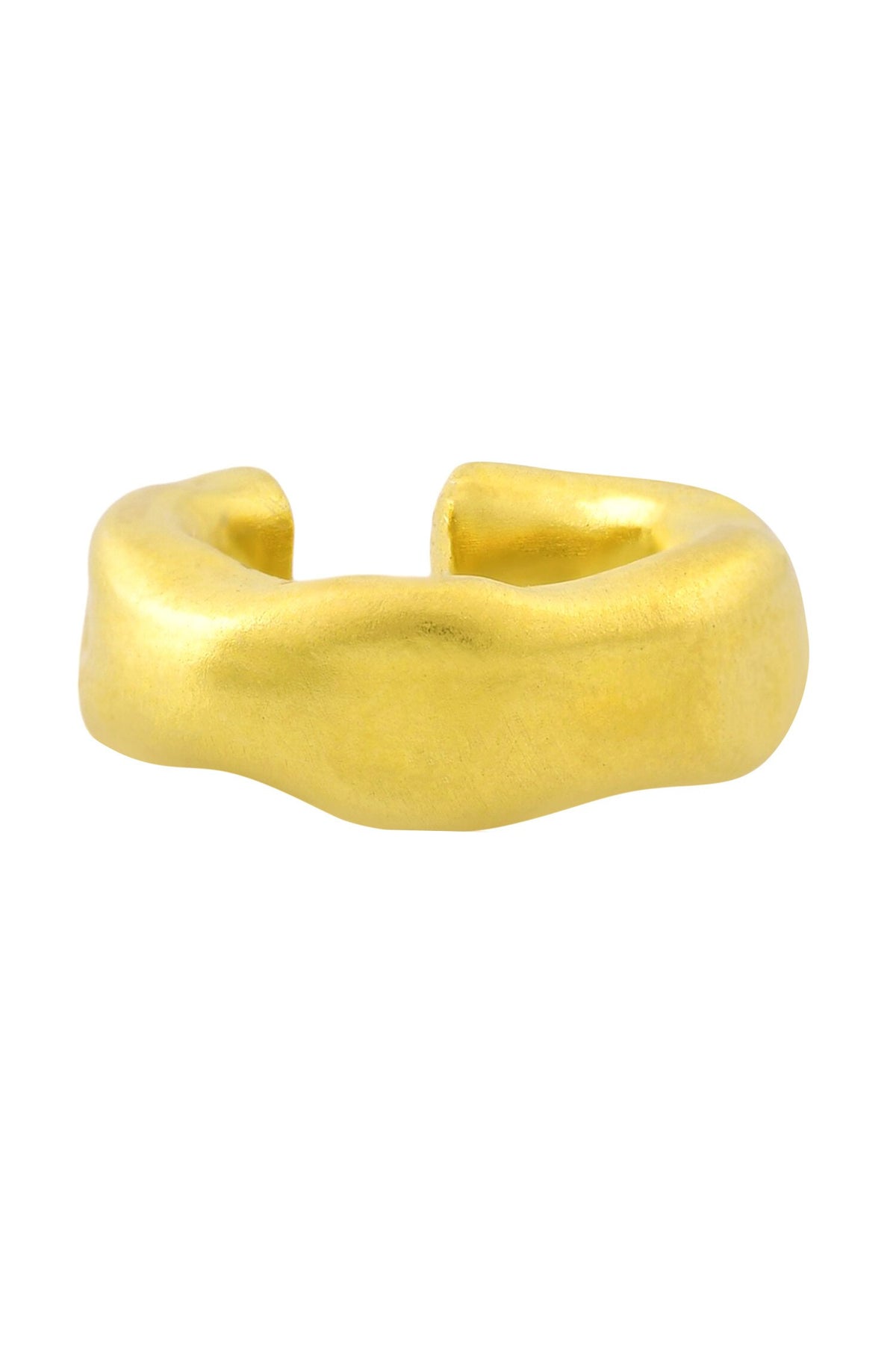 Crumple Foil Textured Ear Cuff 