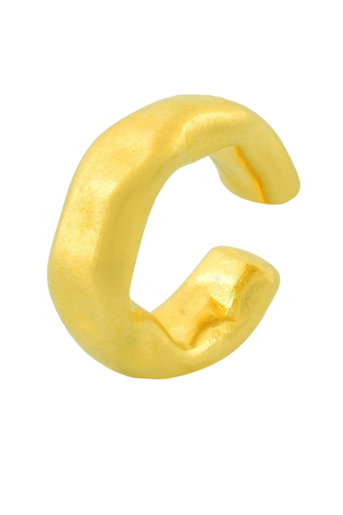 Crumple Foil Textured Ear Cuff 