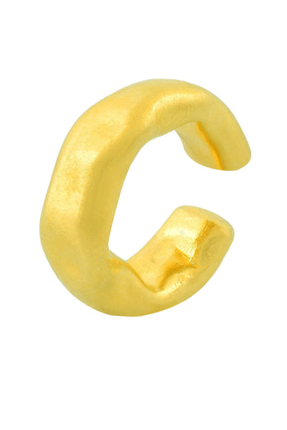 Crumple Foil Textured Ear Cuff 