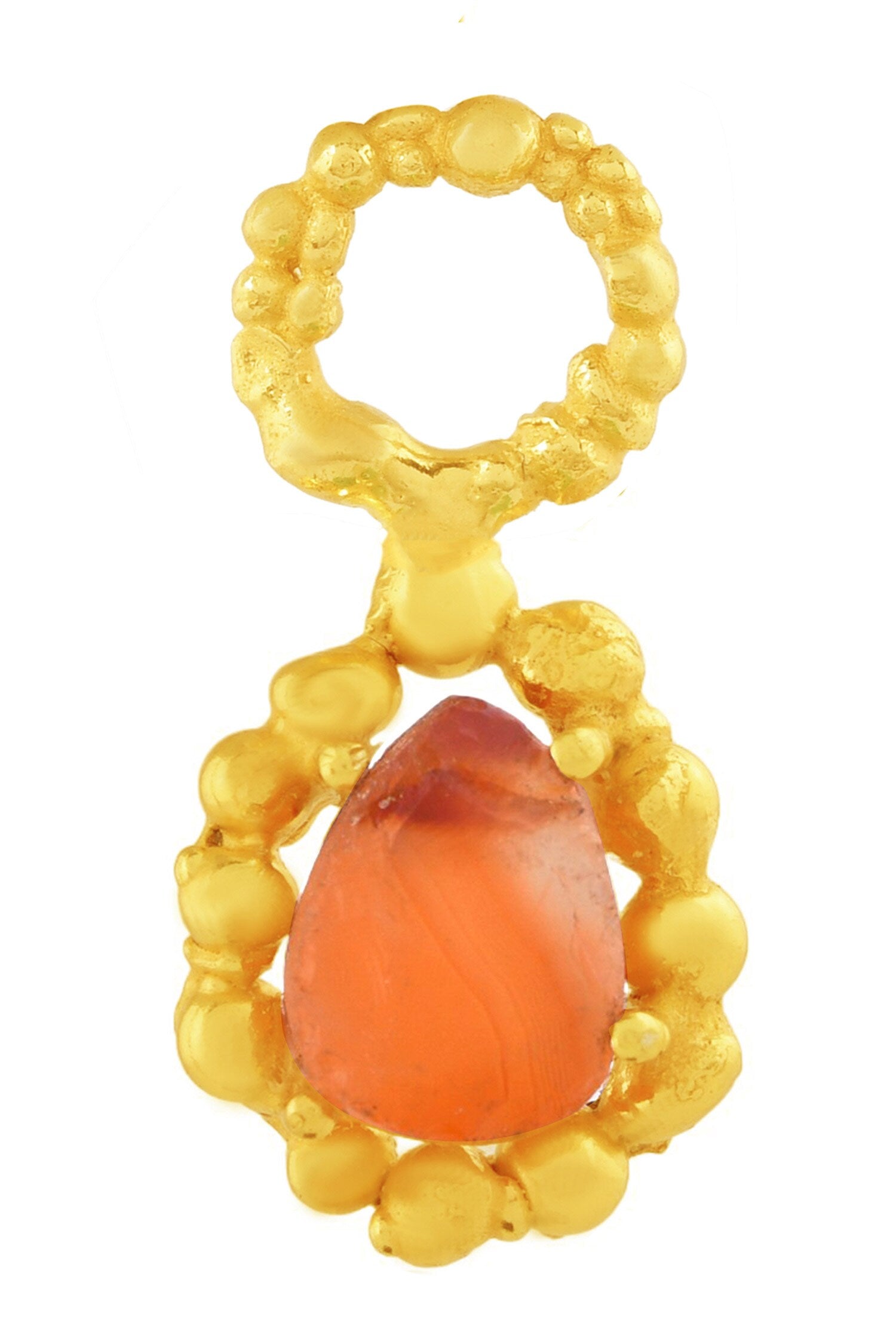 Carnelian Mineral Claw Charm 