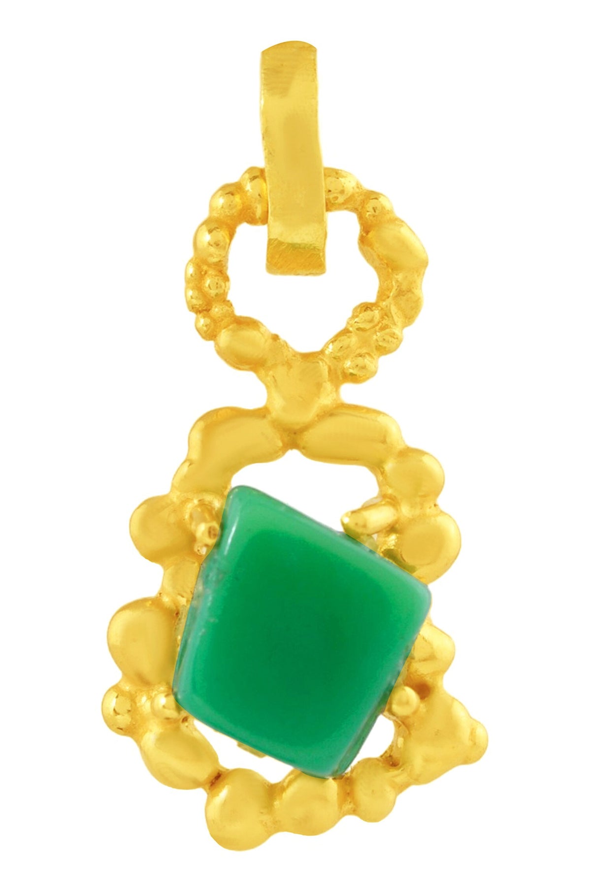Chrysoprase Enchanter Gemstone Studded Charm 