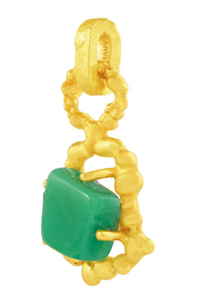 Chrysoprase Enchanter Gemstone Studded Charm 
