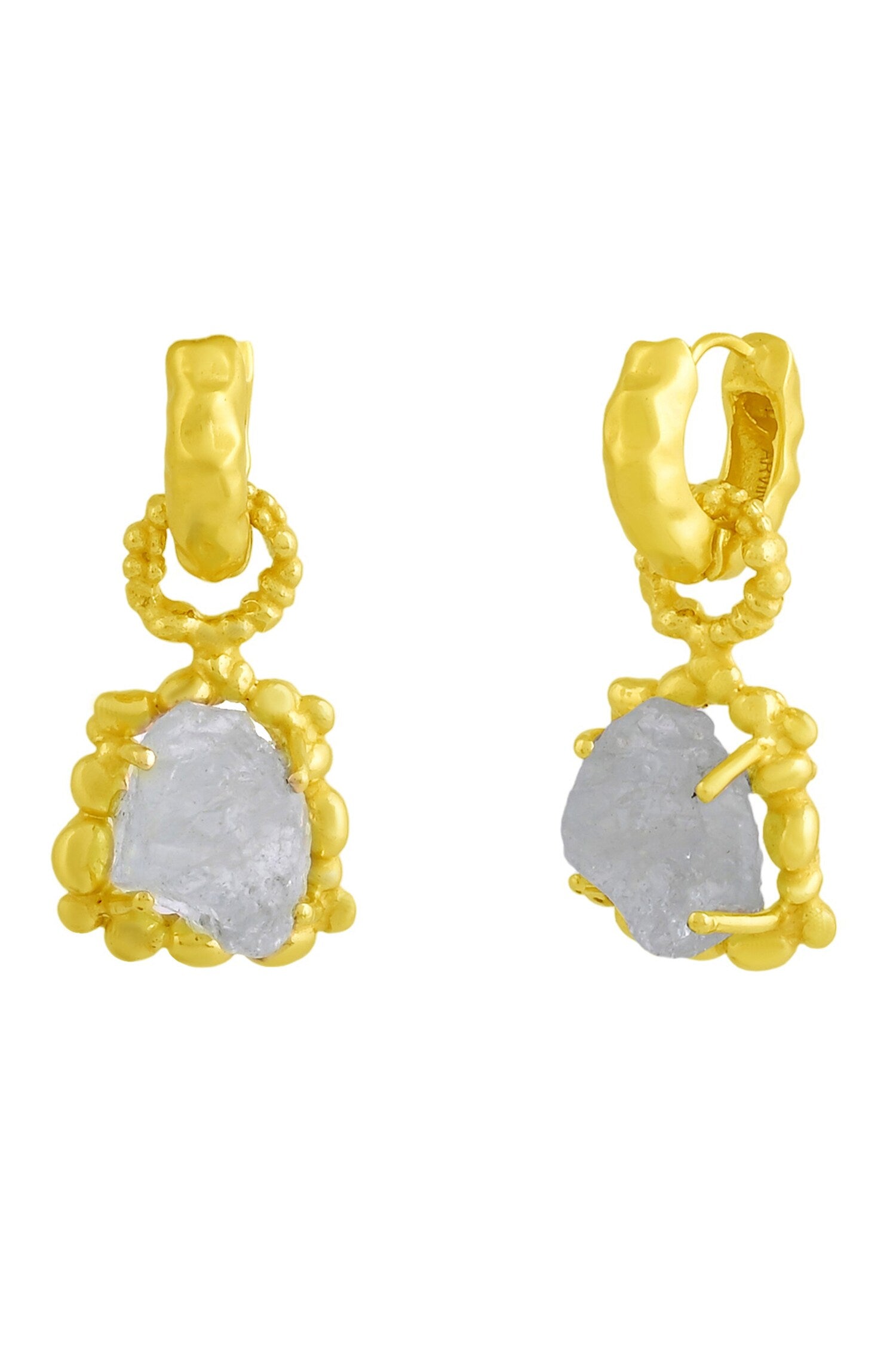 Aquamarine Sorcery Stone Embellished Drops 