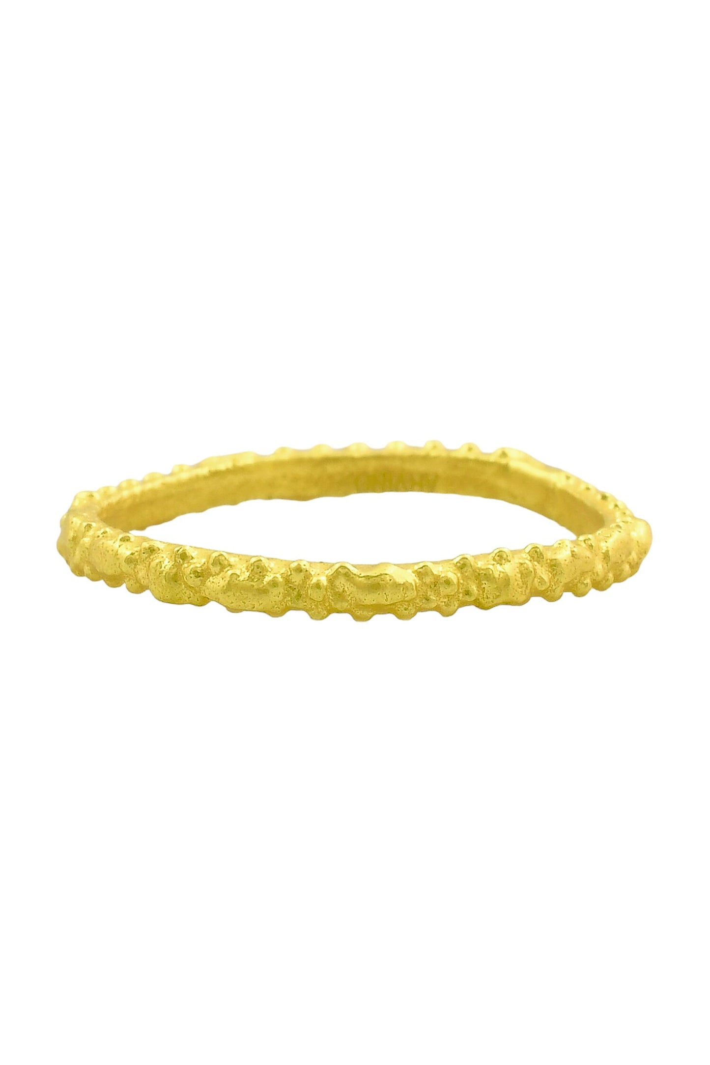 Granulated Multitone Stack Ring 