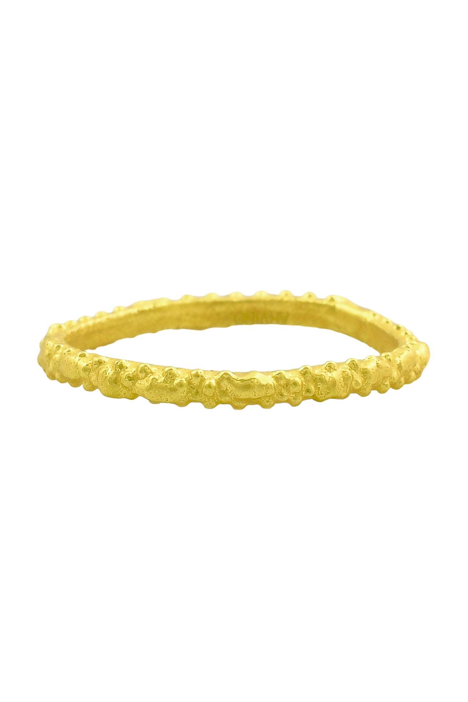 Granulated Multitone Stack Ring 