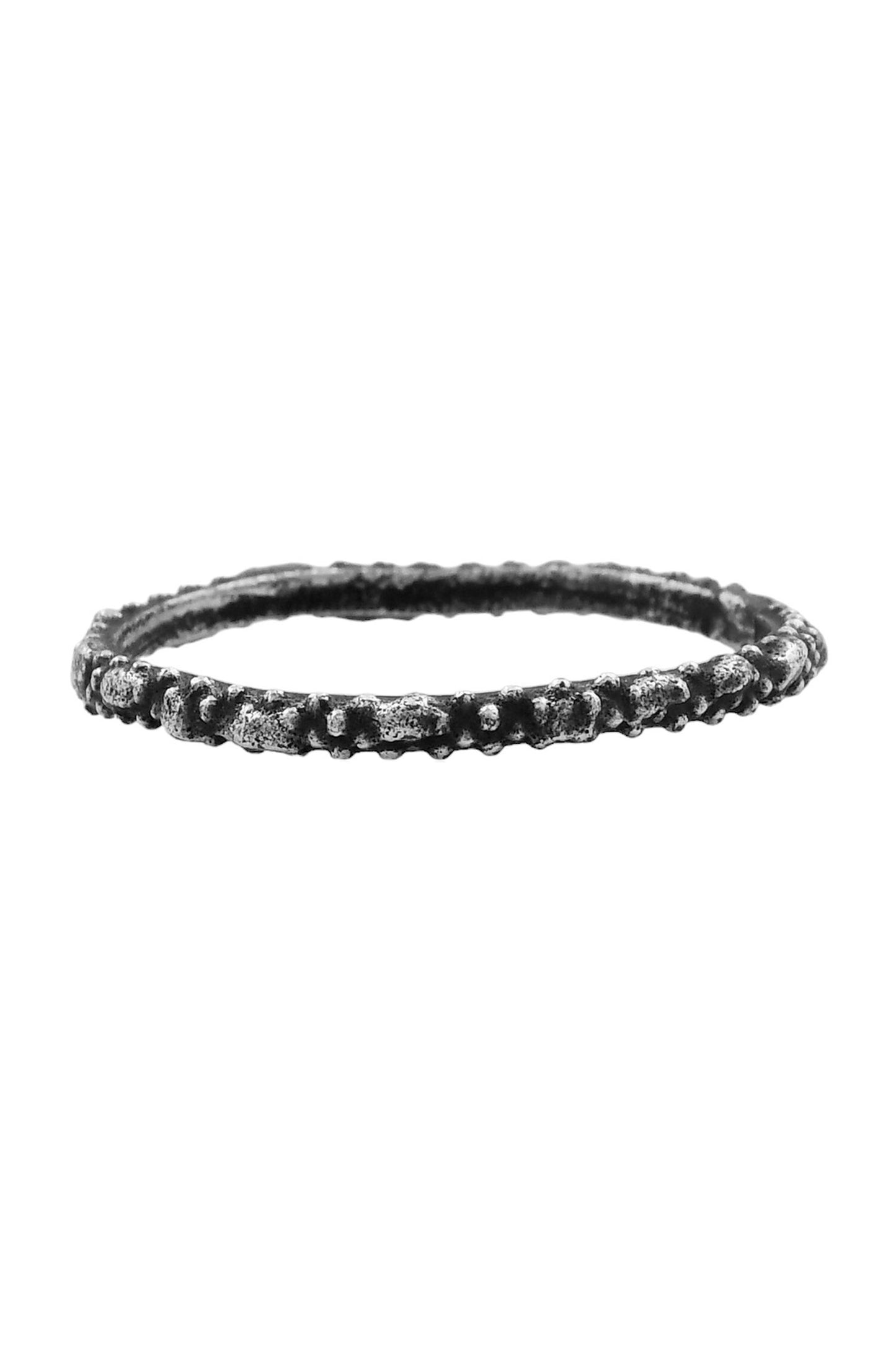 Granulated Multitone Stack Ring 