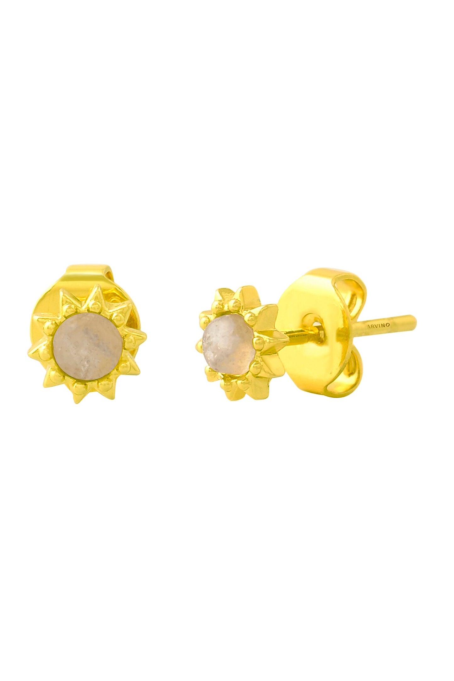 Mystical Labradorite Studs 