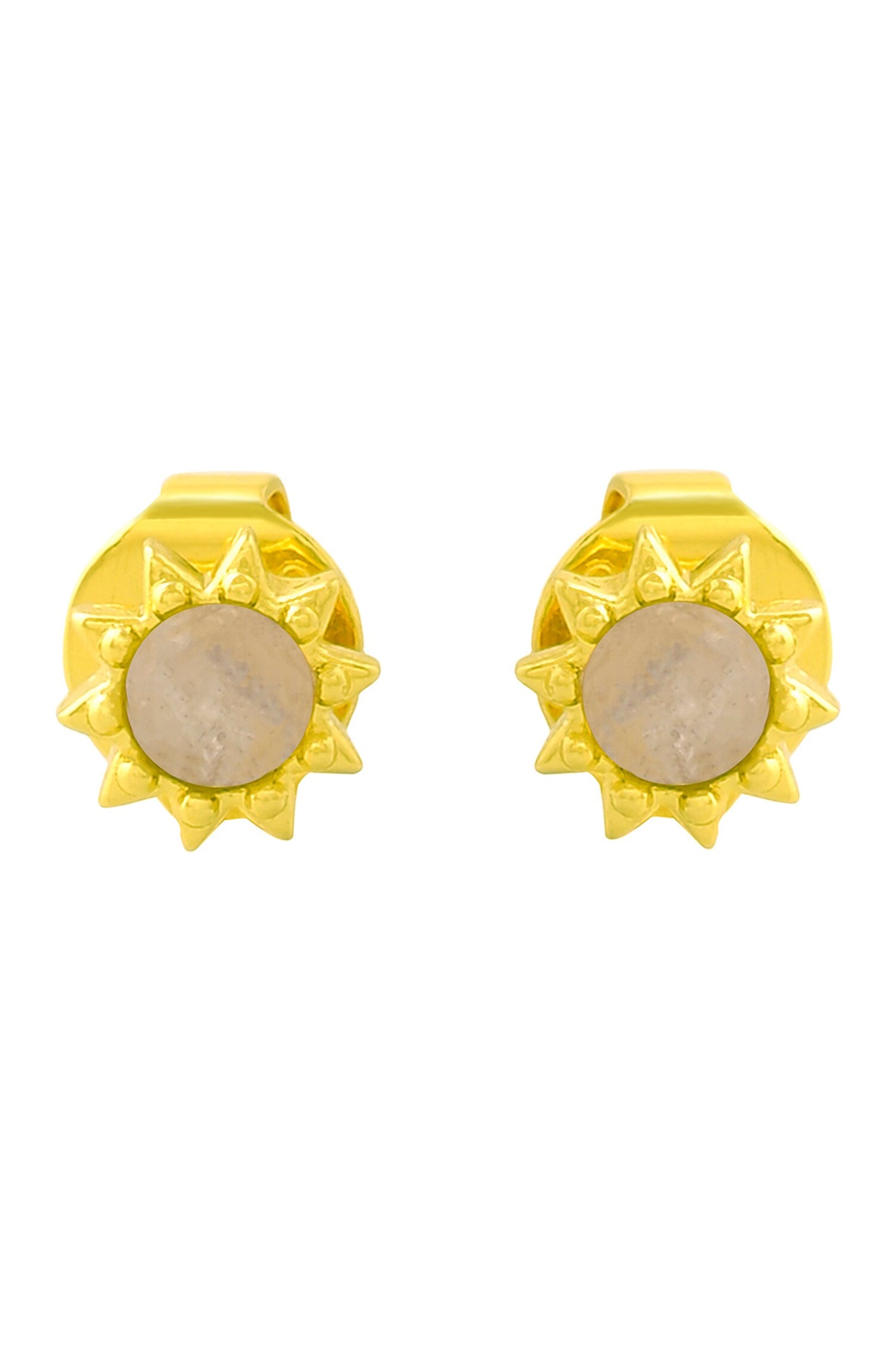 Mystical Labradorite Studs 