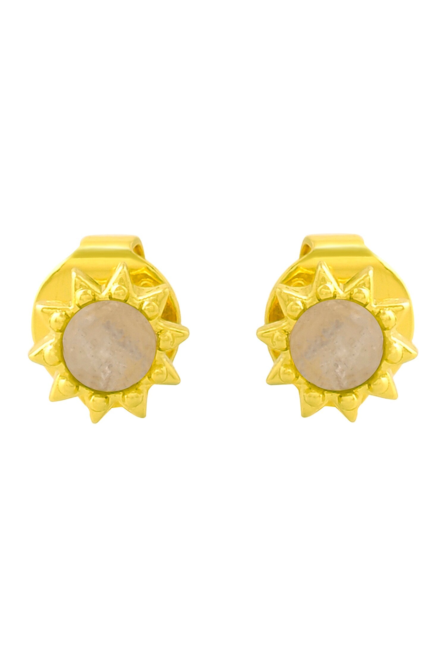 Mystical Labradorite Studs 