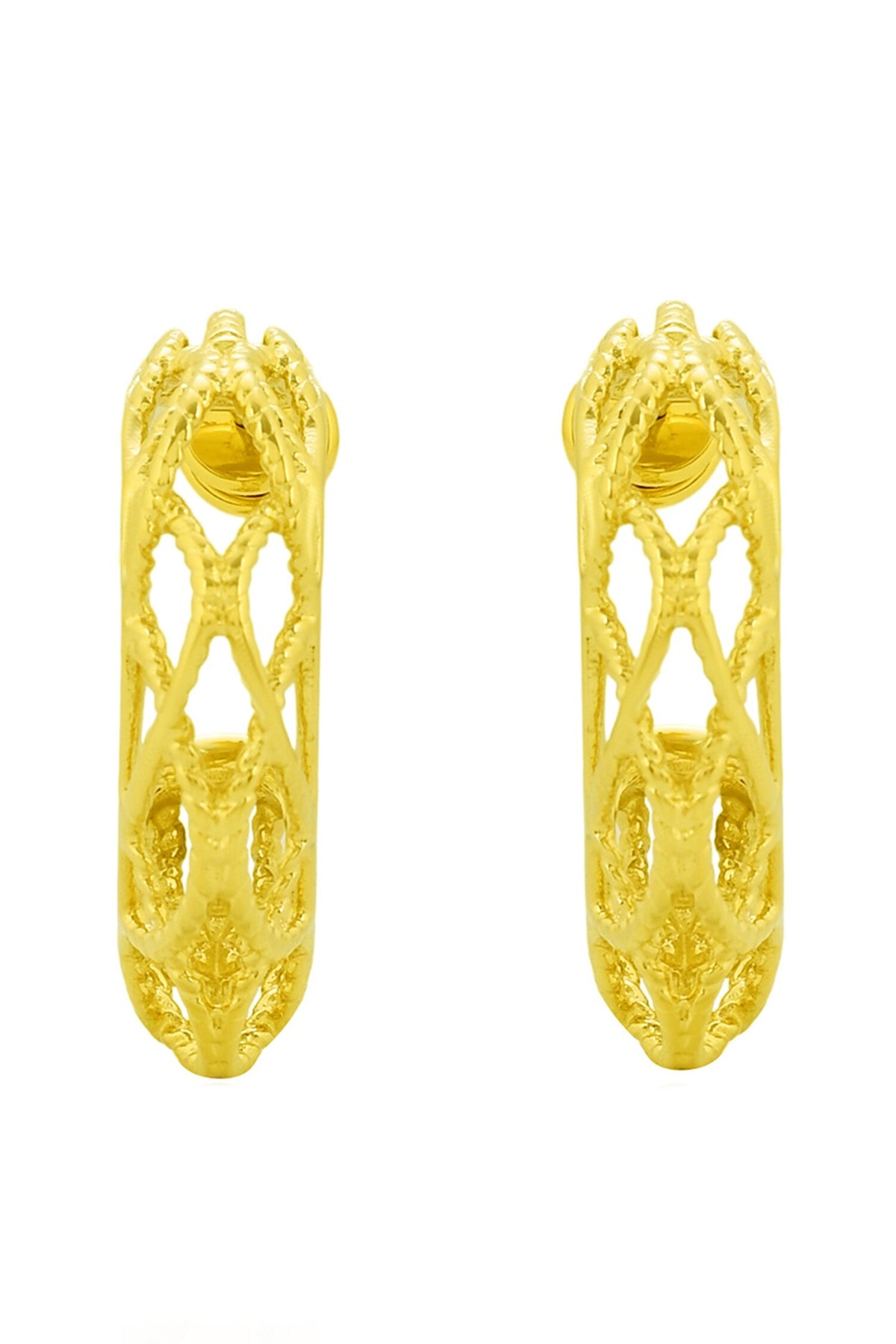 Filigree Lacework Hoops 