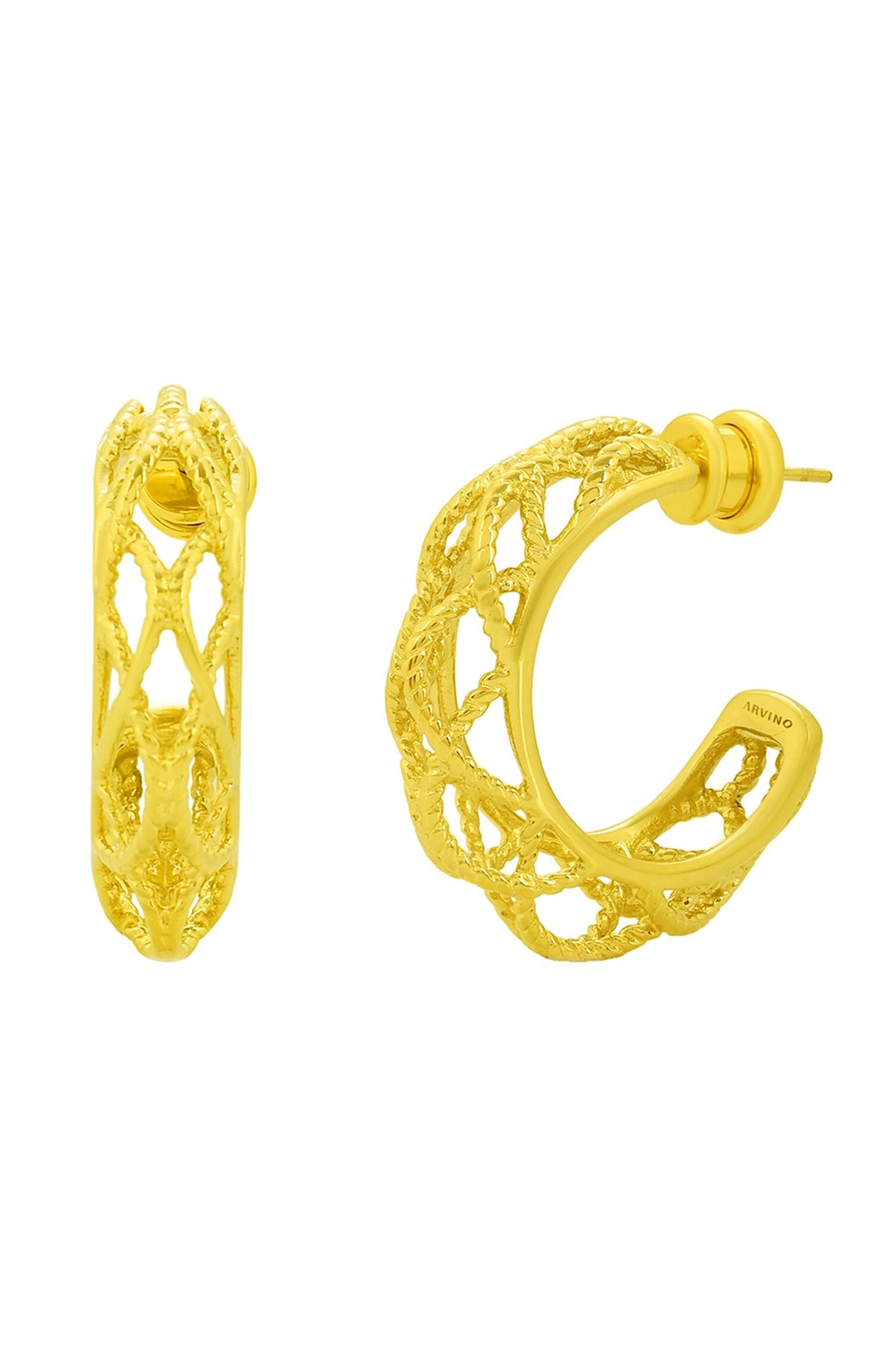 Filigree Lacework Hoops 