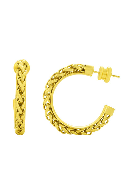 Nautical Knot Hoops 