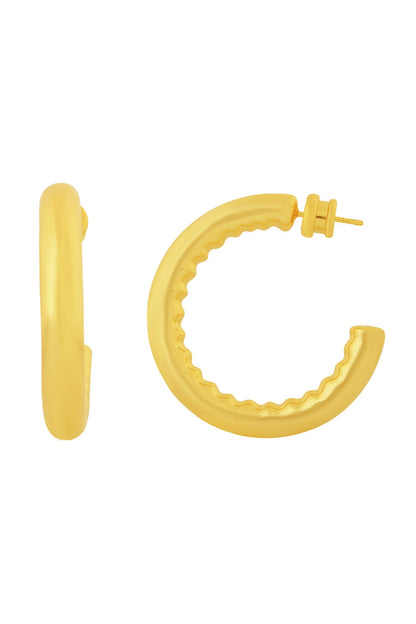 Artisan Inlay Hoops 