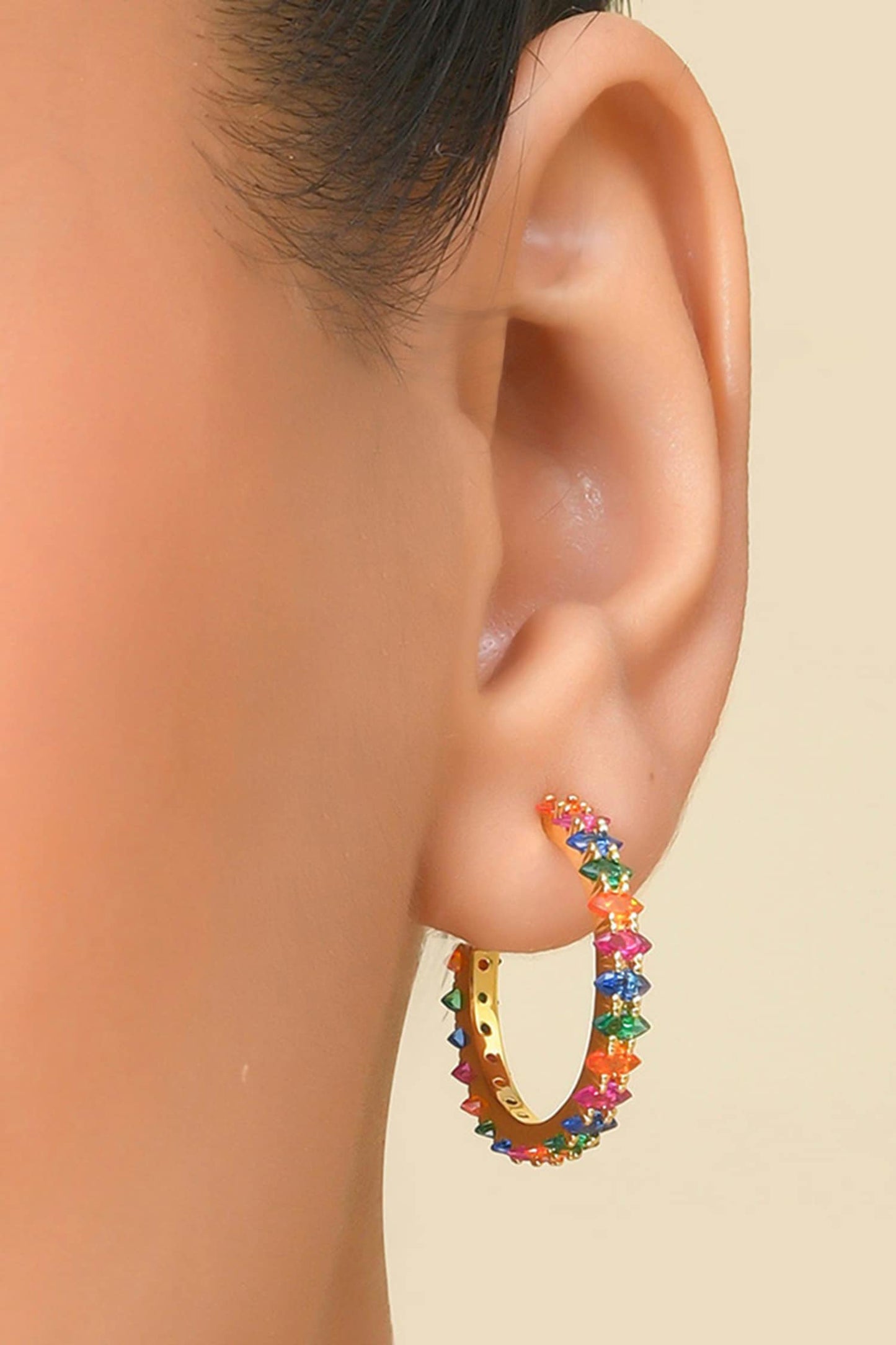 Rainbow Spectrum Hoops 