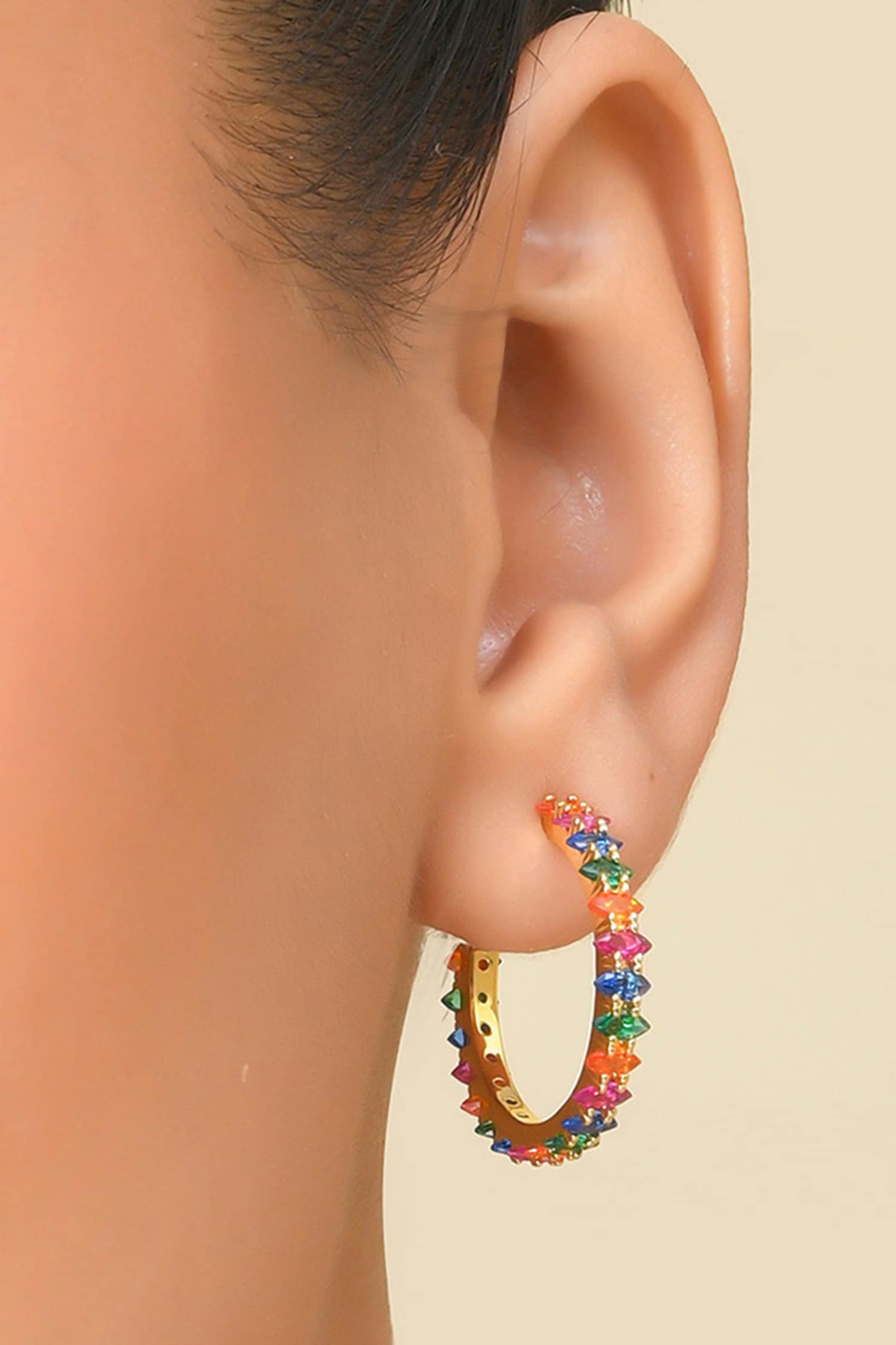 Rainbow Spectrum Hoops 