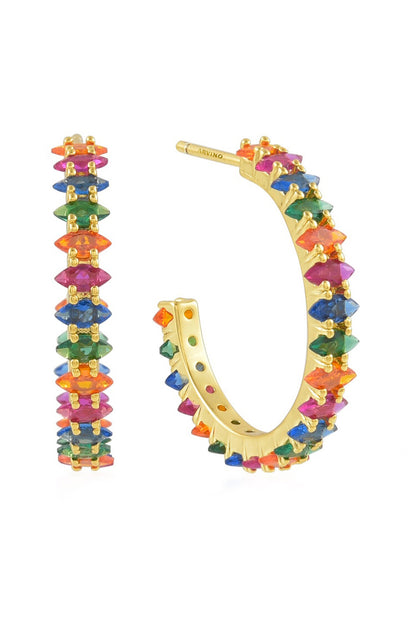 Rainbow Spectrum Hoops 