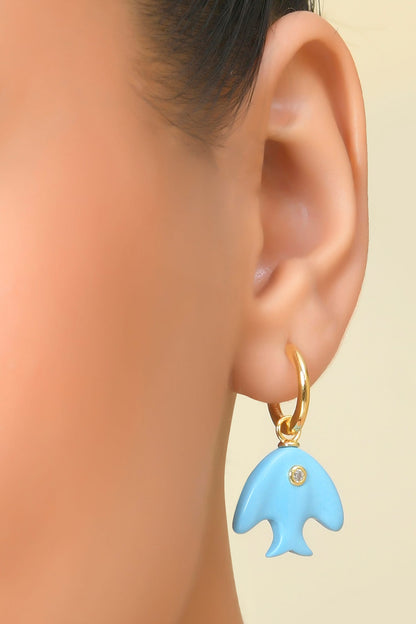 Fish Charm Echo Huggies 