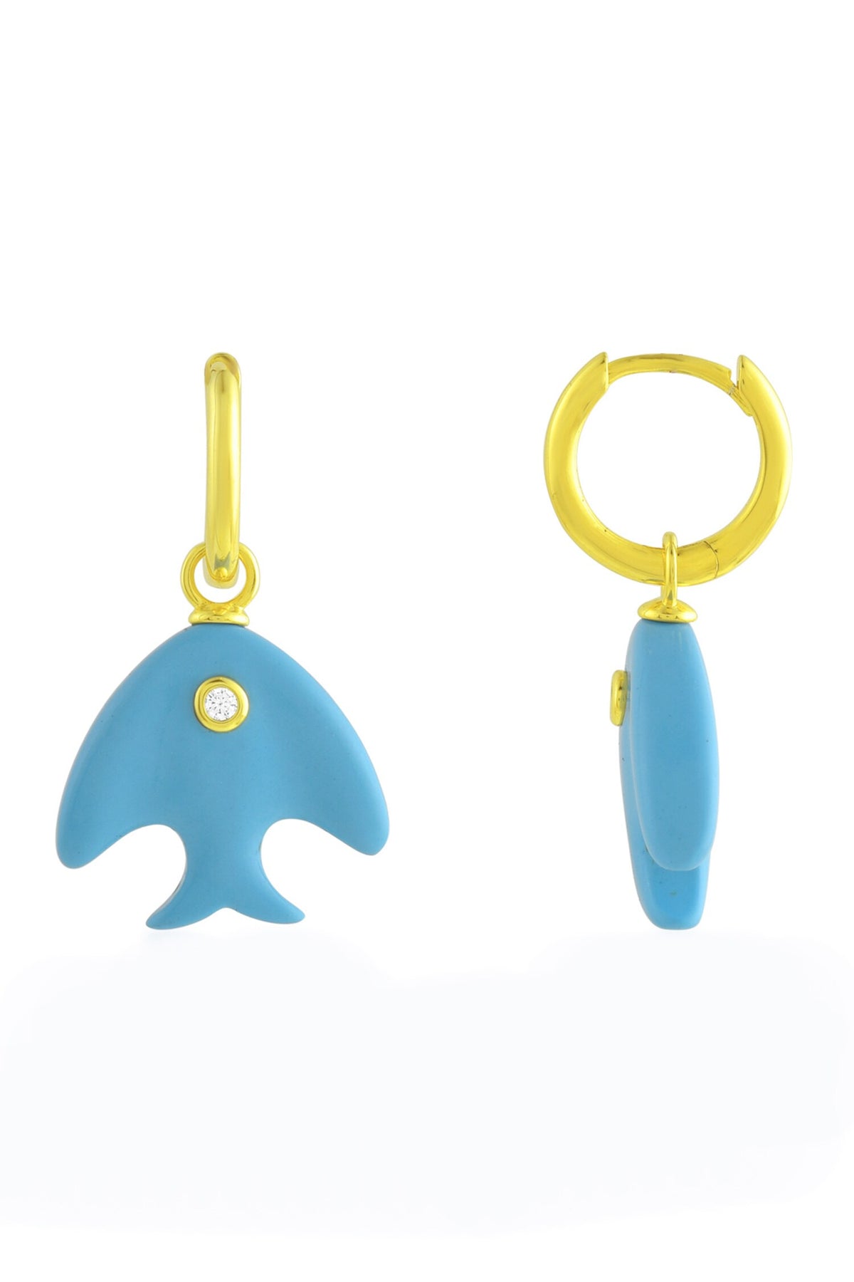 Fish Charm Echo Huggies 