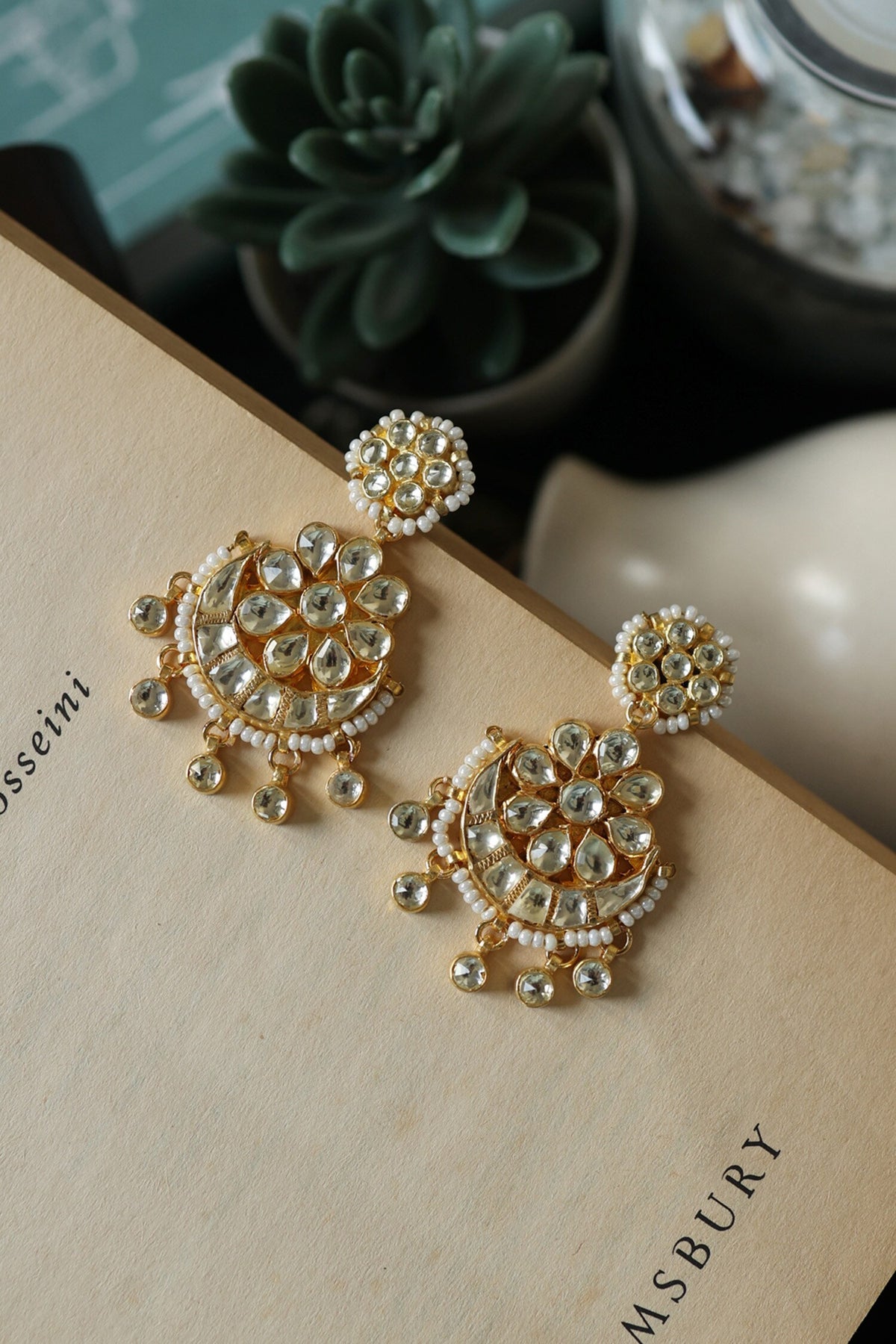 Flower Carved Chandbalis 