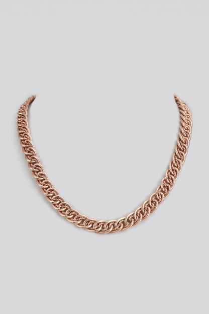 Double Chain Link Necklace 