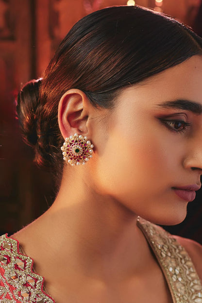 Kundan Embellished Studs 