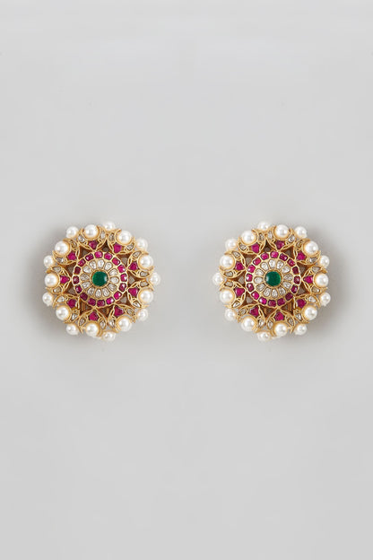 Kundan Embellished Studs 
