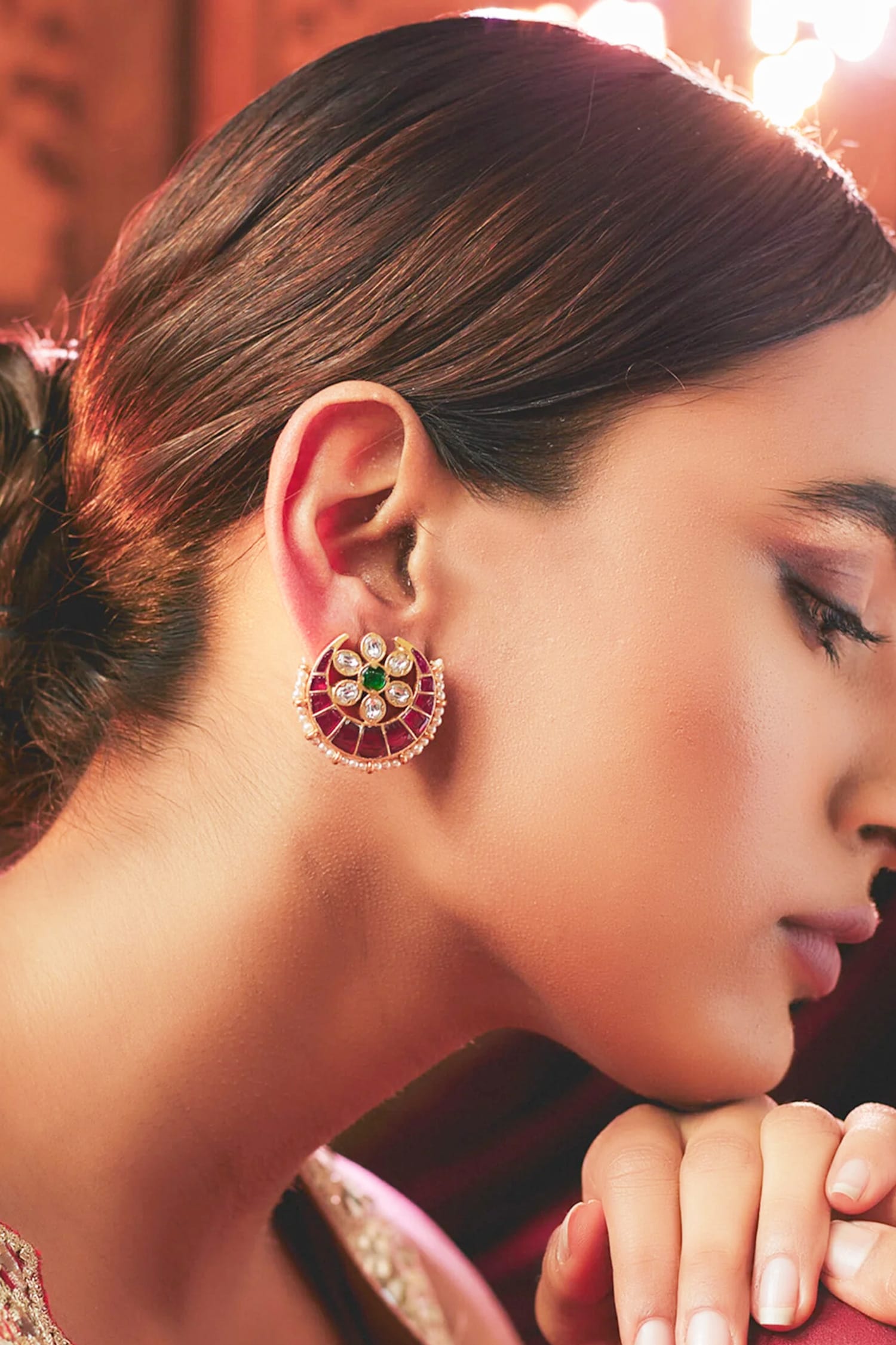 Floret Kundan Work Studs 