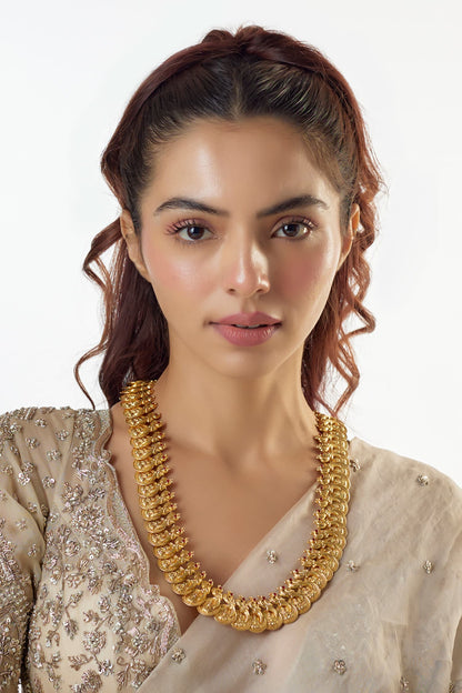 Tarak Coin Carved Necklace 