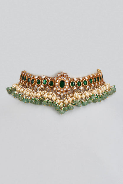 Bead Embellished Choker 